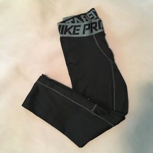 Nike Pro Combat Black Workout Leggings, NWOT